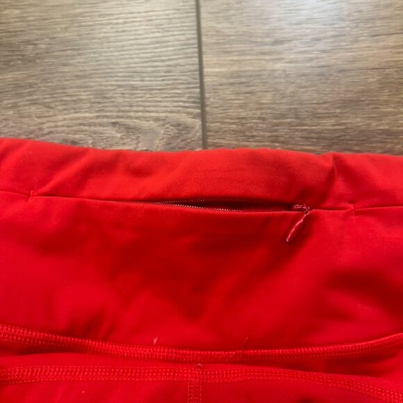 Sweaty Bettery Power Leggings 7/8 Length Red, Size L, 24" Inseam, Stretch - Picture 13 of 13
